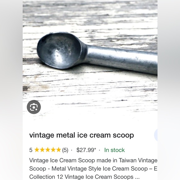 Vintage Ice Cream Scoop, 7” Length, Working Condition, Excellent Condition - Picture 2 of 6